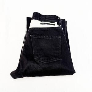 Revice Button Fly Bandana Paisley Patch Printed Straight Leg Denim Jeans Size 23